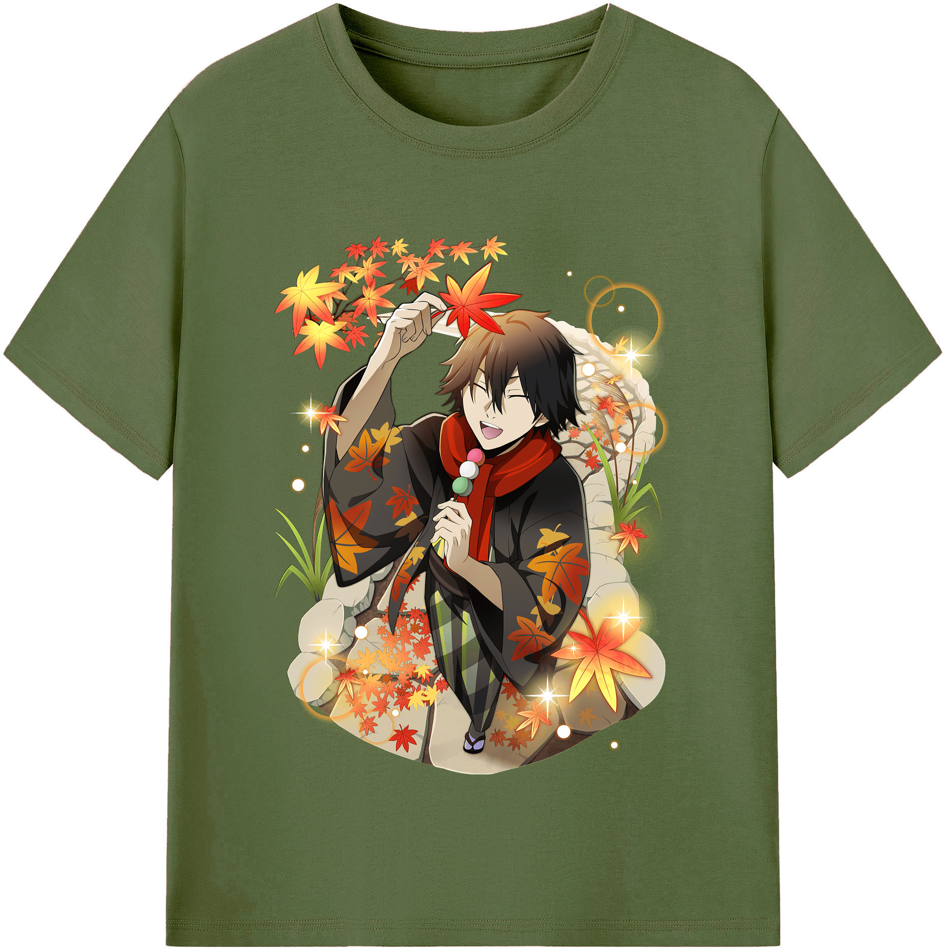 （画像用） 文豪ストレイドッグス Bungo Stray Dogs 綿100％半袖Tシャツ（フロントプリント）